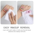 thumbnail image 4 of Washcloths for Face 4 Pack,Reusable Makeup Remover Washcloths,Soft Microfiber Face Cloth,Ultra-Thin Facial Cleansing,Quick-Drying Makeup Remover Cloths, 4 of 7