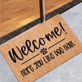 thumbnail image 2 of Coir Welcome Mats For Front Door, Funny Door Mats Outside, 2 of 3