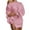 Pink, variant on Quinlirra Off the Shoulder Dresses for Women Sweater Fashion Women Sexy Lantern Sleeve Off Shoulder Long Sleeves Sweater Dress Black M
