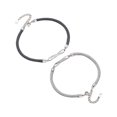 thumbnail image 2 of Matching Bracelets Couple Woven Bracelet Simple Adjust Length for Daily Use ANGGREK Otros, 2 of 8