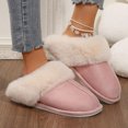 thumbnail image 6 of Women's Cozy Memory Foam Slippers, Fuzzy Wool-Like Plush Fleece Lined House Slippers - Indoor Outdoor with Anti-Skid Rubber Sole, 6 of 10