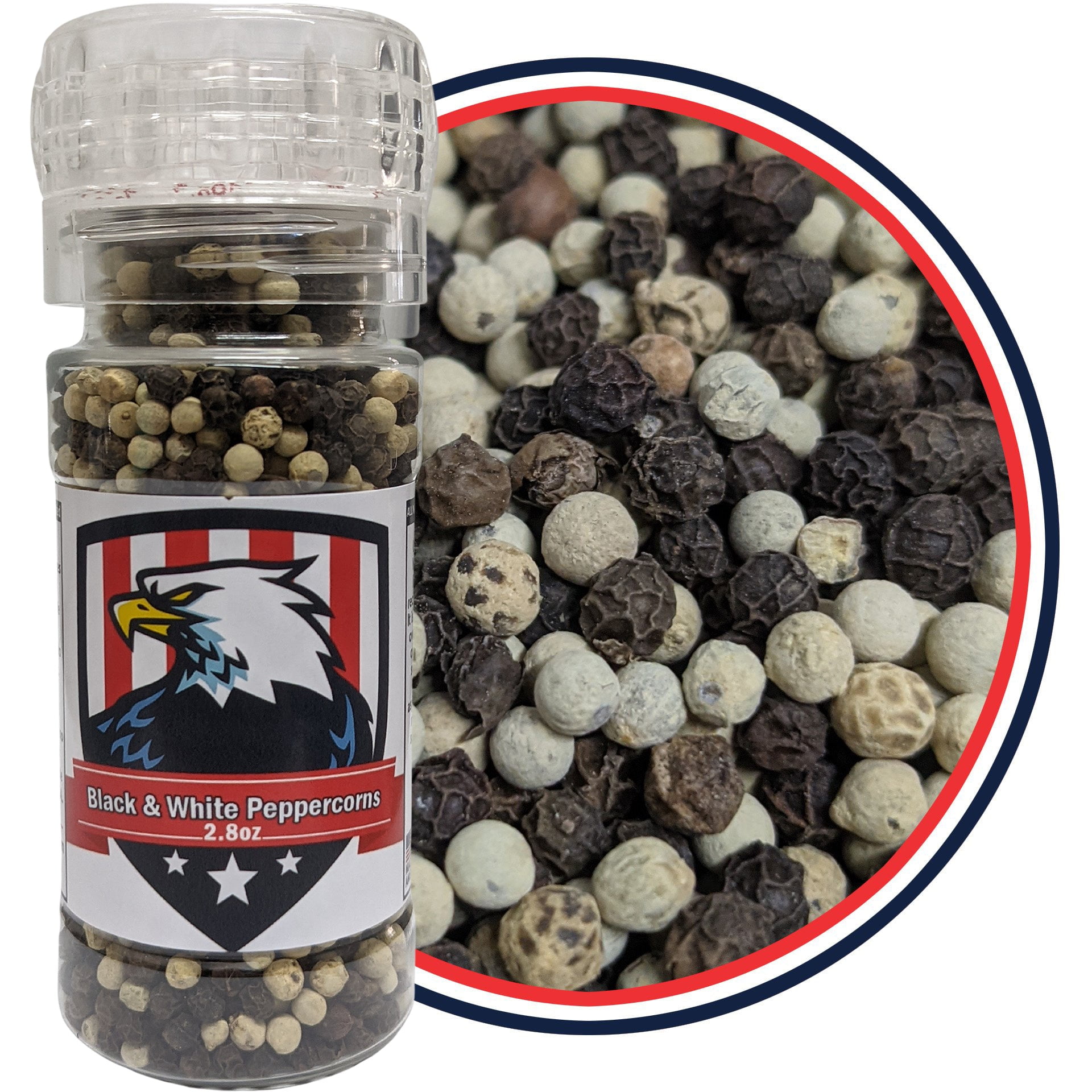 Yupanqui White Pepper Grinder 3.5oz, Most Exotic White Peppercorns