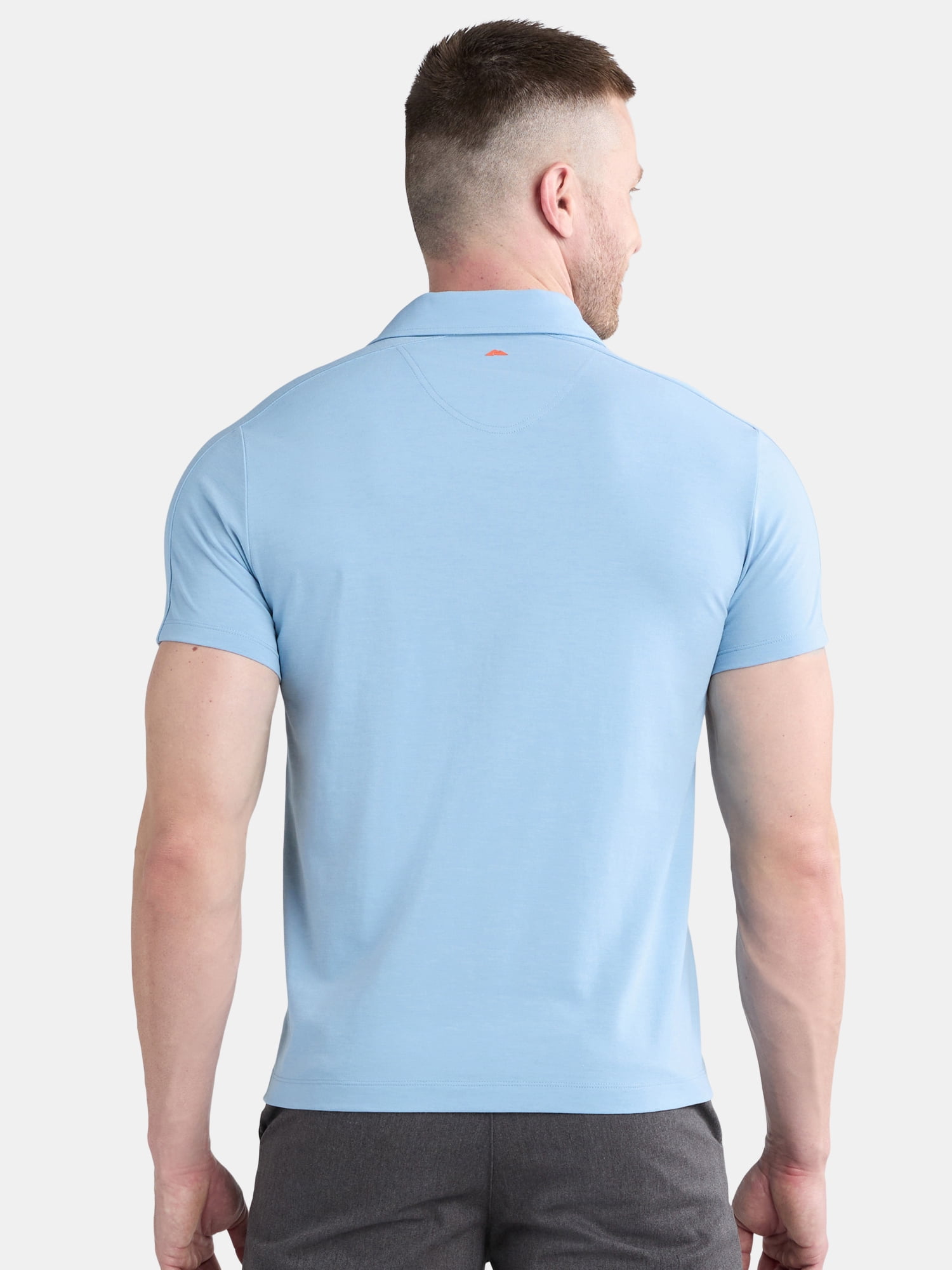 Ozark Trail Men's and Big Men's Merino Wool Blend Polo Shirt, Sizes S-3XL