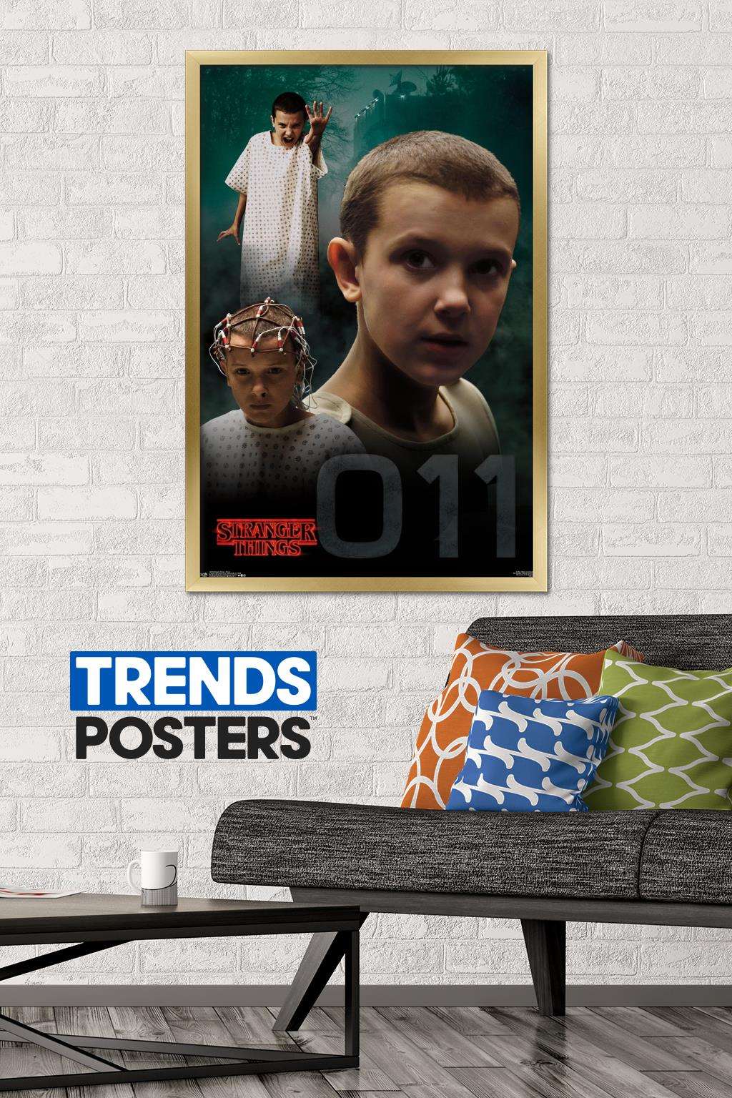 Netflix Stranger Things - Eleven Wall Poster, 22.375" x 34", Framed