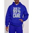 thumbnail image 3 of Sudadera con capucha con estampado de 99% Chance, sudaderas con capucha geniales para hombres, sudadera con capucha de diseño gráfico casual para hombres con bolsillo de canguro Streetwear para el oto, 3 of 4