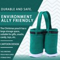 thumbnail image 2 of Bolsa de dulces portátil Papá Noel Pantalones Canasta de pantalones con asa Vino Feliz Navidad Año nuevo Regalo Decoración del banquete de boda Verde M Advancent HA009245-05, 2 of 6