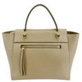 thumbnail image 3 of Pre-Owned Celine Mini Belt Grained Calfskin Leather Shoulder Bag Beige, 3 of 15