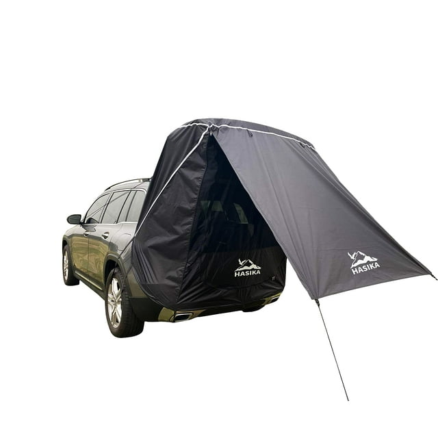 Toldo impermeable negro para puerta trasera de automóvil SUV para camping Hasika