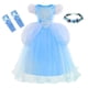 thumbnail image 1 of Disfraz de princesa Cenicienta de Disney para niñas, vestido elegante para niñas, ropa para niñas, fiesta de Navidad y Halloween, vestido de cumpleaños para niños zhangyuxiang unisex, 1 of 2