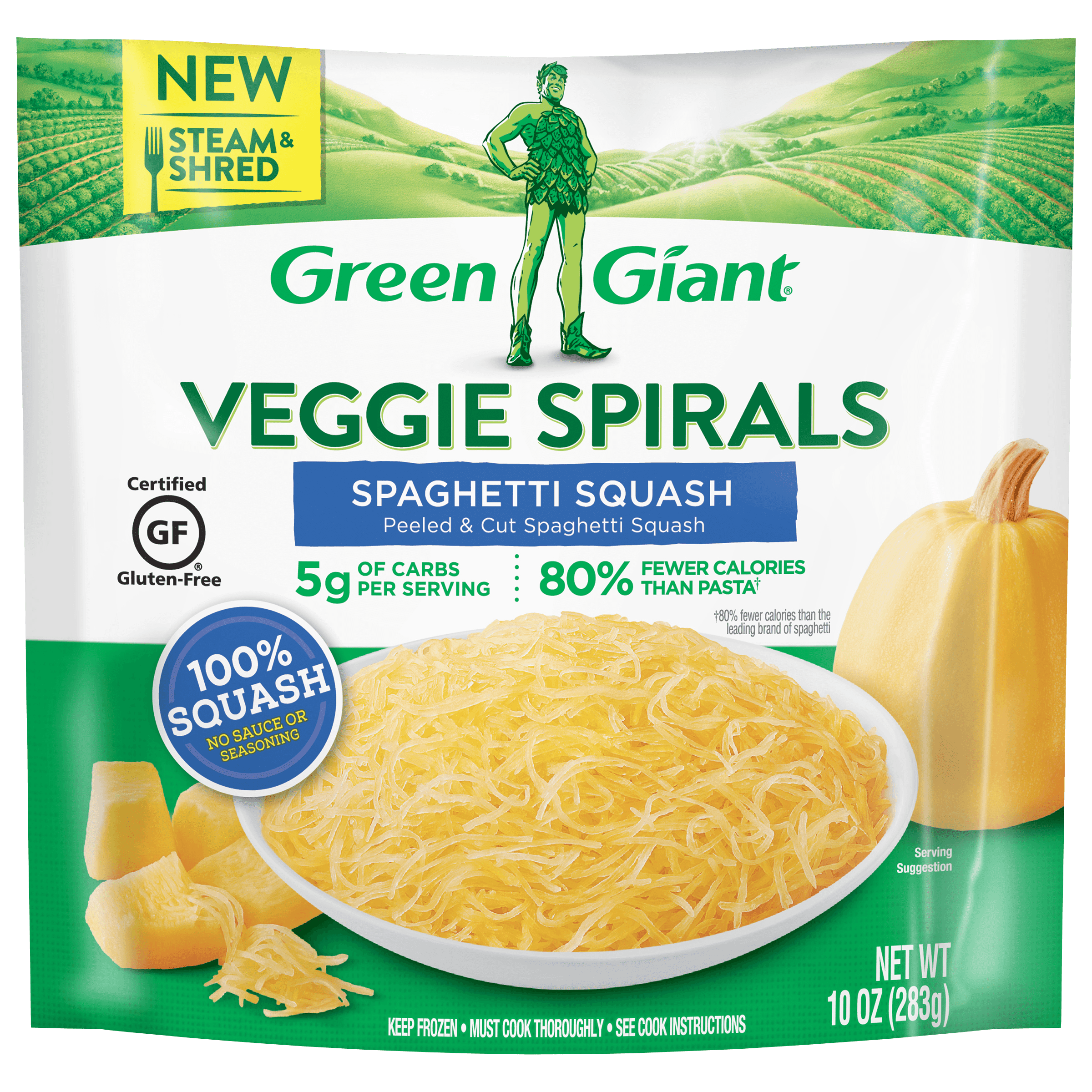 Green Giant Veggie Spirals Spaghetti Squash Frozen 10 Oz Walmart Com