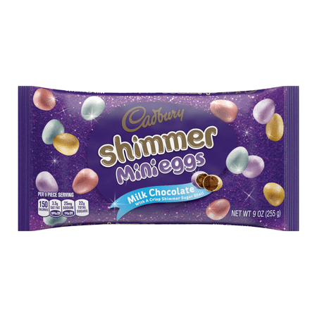 (2 Pack) Cadbury, Easter Shimmer Milk Chocolate Mini Eggs, 9