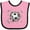 Pink and Black, variant on Inktastic Soccer Breakthrough Boys or Girls Baby Bib
