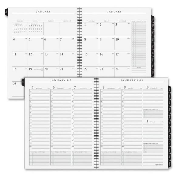 At A Glance 9 x 11 in. Weekly & Monthly Appointment Refills - White
