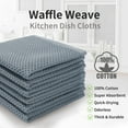 thumbnail image 5 of Howarmer Dish Cloths for Washing Dishes, Soft and Absorbent Waffle Weave Dish Rags(6 Count), 5 of 9
