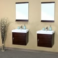 thumbnail image 4 of Bellaterra Home 48.8 in Double wall mount style sink vanity-wood- walnut, 4 of 6