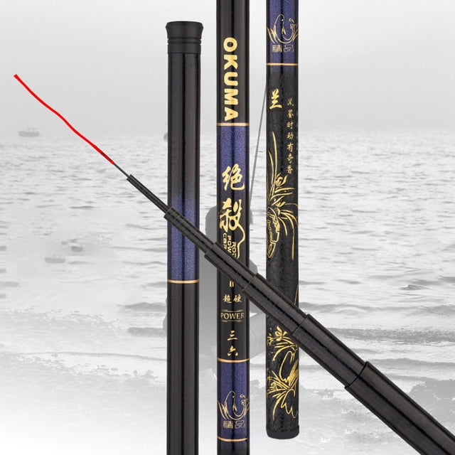 ziyahi Fiberglass Fishing Stream Rods Anti-lock Groove Fishing Rod for Angler's Holiday Good Gift