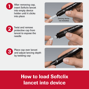 Accu-Chek Softclix Diabetes Lancets for Diabetic Blood Glucose Testing (2 Packs of 100) (Packaging May Vary)