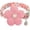 Pink, variant on Sparkle Crystal Pet Collar, Fashion Rhinestone Dog Collar for Small Medium Pets, Adjustable Soft Pet Accessory with Shiny Stones