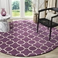 thumbnail image 2 of SAFAVIEH Chatham CHT717F Handmade Purple / Ivory Rug, 2 of 10