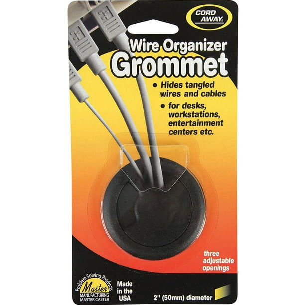 CordAway® Wire Organizer Grommet, Adjustable, 2"