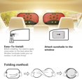 thumbnail image 5 of Yuyamidu Ladybug Car Sunshade Adorable Car Window Shades 2 PCS Universal Rear Side Window Sunshade for Sedan Truck SUV Auto Interior Accessories, Red, 5 of 7