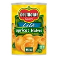 thumbnail image 3 of (2 pack) Del Monte Lite Apricot Halves, Canned Fruit, 15 oz Can, 3 of 7