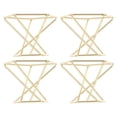 thumbnail image 1 of 4 Pcs Geometric Air Plant Holder Air Plant Rack Metal Plant Stand Air Plant Display Stand, 1 of 8