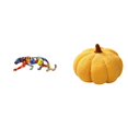 thumbnail image 1 of Escultura de calabaza, figura de animal, adorno , cojín decorativo, estante para sofá, dormitorio, decoración interior del hogar, 1 of 8