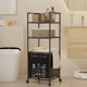 thumbnail image 5 of Organizadores de armario y almacenamiento Estante de almacenamiento con cesto para ropa sucia Estante de almacenamiento de baño de 3 capas de acero inoxidable Almacenamiento y almacenamiento de baño P, 5 of 9