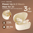 thumbnail image 6 of LINNER New OTC CIC Hearing Aids for Seniors, Rechargeable, Nearly Invisible Design, Beige, 6 of 7