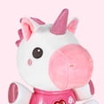 thumbnail image 2 of JBeeCtrl Toy for 1 Year Old Girl Light Up Musical Unicorn Plush Toy Soft Stuffed Animal with 12 Songs & Sound Effects 1st Birthday Shower Gift Easter Basket Stuffer, 2 of 6