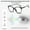Black, variant on Mens Glasses Full Frame Unisex Blue Light Blocking PC Glasses Anti Radiation Anti Fatigue Eyewear for Computer Gaming