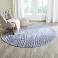 thumbnail image 5 of SAFAVIEH Soho Calleigh Chevron Wool Area Rug, Ivory/Grey, 5' x 8', 5 of 5