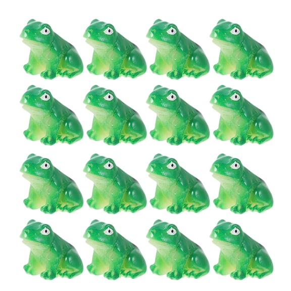 LABRIMP 40Pcs Small Resin Frog Figurines for Aquarium Reptile Tank Garden Decor