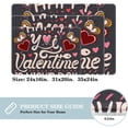 thumbnail image 2 of Valentine's Day Non-Slip Polyester Office Rug, Machine Washable Chair Rug - for Office Spaces, 2 of 6