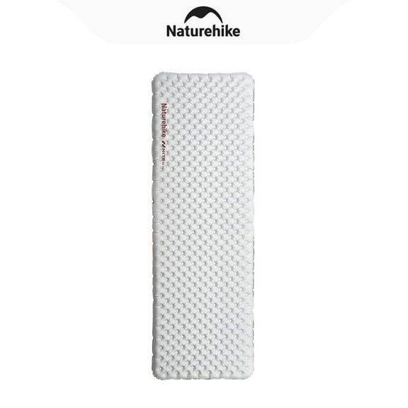 Naturehike, Ultralight Inflatable Sleeping Pad, Outdoor Hiking Insulated Camping Air Mattress, Portable Backpacking Air Sleeping Pad, Double-layer Air Valve, Thickened & Shock Absorption, R value 5.8