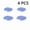 Blue, variant on 2pcs/4pcs Non-Slip TPR Shower Scrubber Set - Hands-Free Back And Foot Massage Mat with Suction Cups, Durable Bath Cleansing Pad for Wall And Floor, Pink/Blue