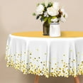 thumbnail image 3 of Lfeey Glitter Round Tablecloths for Wedding New Year's Party Camping Table Decorations, 70 Inch, 3 of 6