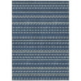 thumbnail image 2 of Addison Rugs Chantille Indoor/Outdoor Transitional Stripes Navy Washable Rectangle Rug, 8' x 10', 2 of 6