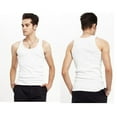 thumbnail image 3 of Franhais Men's Slim Fit Casual Sports Vest Sleeveless Plain Color Workout Gym Sport Top Cloth, 3 of 4