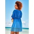 thumbnail image 2 of Swimsuits for All Women's Renee Ombre Cover Up Dress, 2 of 3