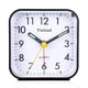 thumbnail image 1 of Tinload - Reloj despertador analógico pequeño con pilas, silencioso, sin tictac, pitidos ascendentes, función de repetición, funciones de luz, fácil de configurar (negro), 1 of 5
