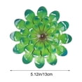 thumbnail image 6 of Spring Garden Decor Outdoor Wall Decor Iron Metal Daisys Wall Hanging for Patio Courtyard Fence Balcony Living Room Bedroom Indoor Outdoor Home Ornament Housewarming Gift, 6 of 6