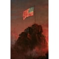 thumbnail image 2 of Frederic Edwin Church 17x24 Black Ornate Framed Double Matted Museum Art Print Titled: Our Flag (1864), 2 of 5