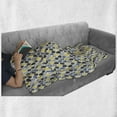 thumbnail image 5 of Autumn Soft Flannel Fleece Throw Blanket, Continuous Pattern of Abstract Leaves, Cozy Plush for Indoor and Outdoor Use, 60" x 80", Multicolor, by Ambesonne, 5 of 5