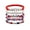 A, variant on 4th of July Accessories, 250th Anniversary Patriotic Red White Blue Beaded Stackable Stretch Bracelets, Independence Day Accessories for Fourth of July Party Favors for Women Men