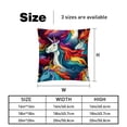 thumbnail image 5 of Robot Unicorn Attack Covers - Set of 2 Throw Pillow Covers with Unique Patterns for Living Room Decor - Available in 16x16, 18x18, and 20x20 Inches Throw Pillows for All Occasions, 5 of 6