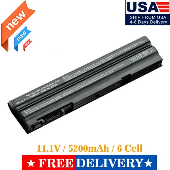 E6420 Battery For Dell Latitude 451-11695 312-1445 RU485 P14F P15F 04NW9 2N6MY