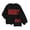 Black, variant on Mommy and Me Matching Sweatshirts Letter Embroidery Crew Neck Long Sleeve Pullover Tops Casual Streetwear