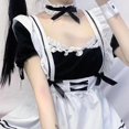 thumbnail image 3 of 2x Traje de Sirvienta Vestidos de Sirvienta Clásico Dulce Lolita Traje de Sirvienta de Anime Japonés, 3 of 9